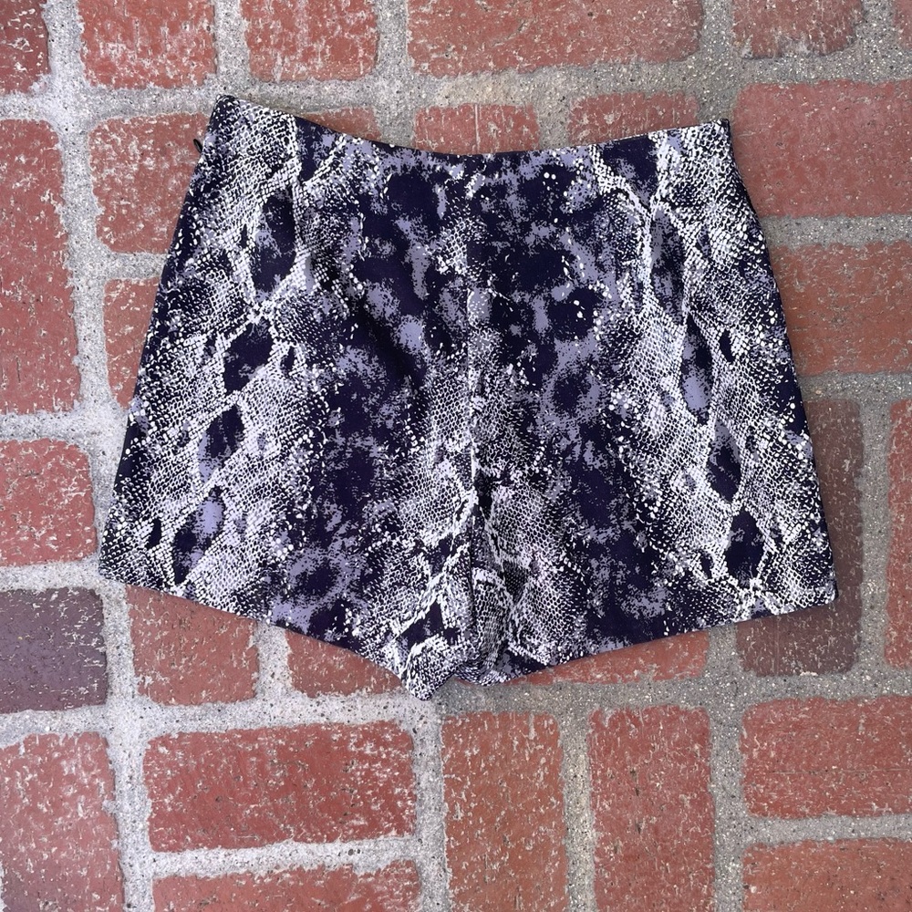 Cache Snake Print Shorts - image 2